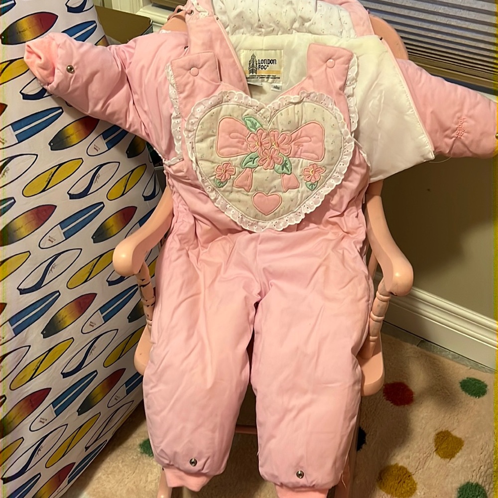 London Fog babies snow suit. Size L.  24months